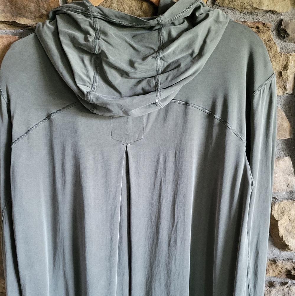 Lululemon Into Something Good Hoodie Jacket Grey Sage 4 - Picture 5 of 14